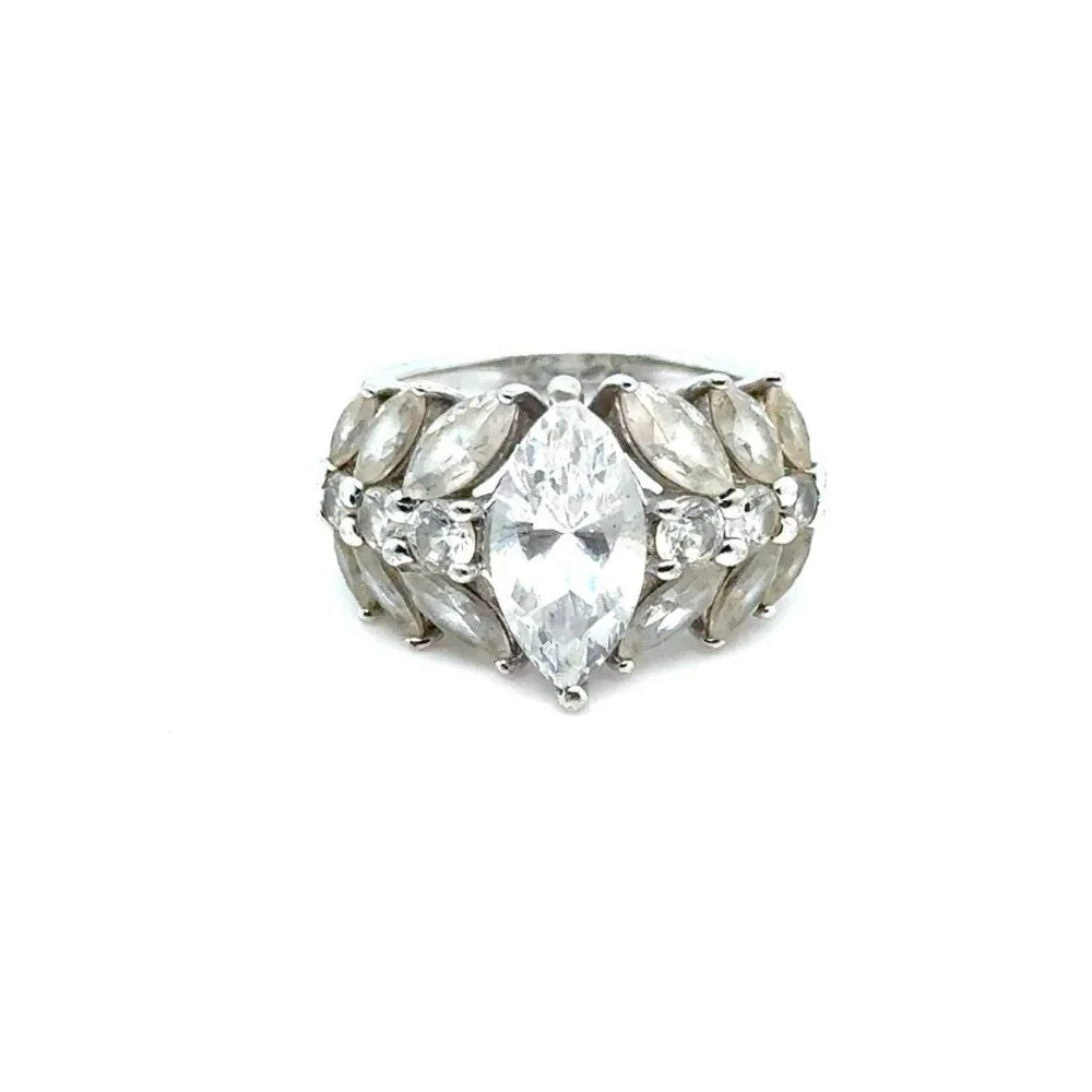 Stunning Marquis Cz‎ Ring